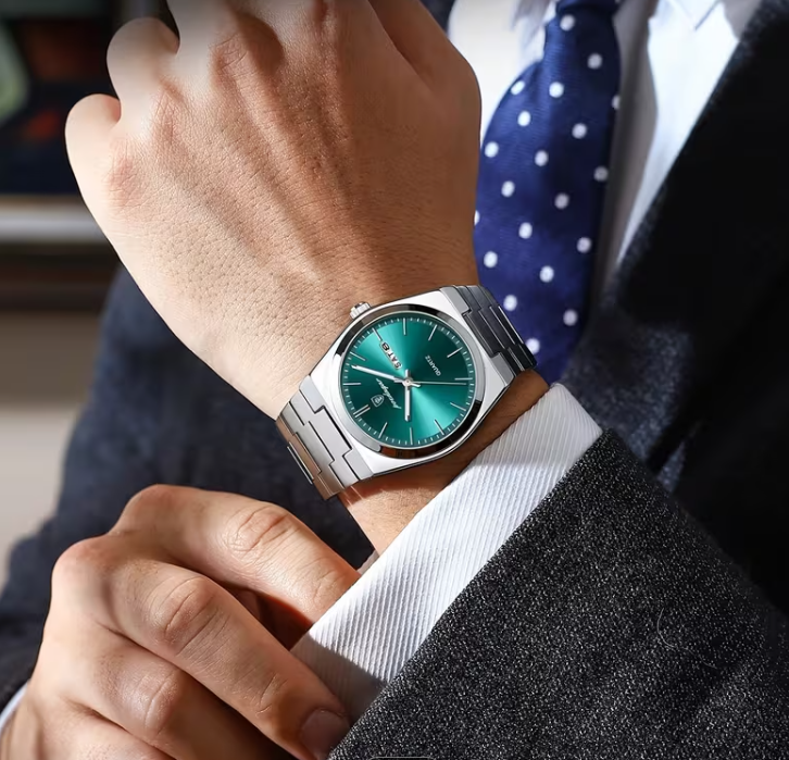 POEDAGAR Men Luxury Stainless Steel Quartz Watch, Luminous with Calendar Feature, Business &amp;amp; Casual Style  Brand: POEDAGAR