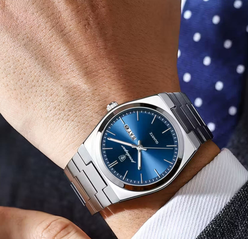 POEDAGAR New Ultra-thin Stainless Steel Waterproof Luminous Calendar Quartz Wristwatches Fashion Students Korean Youth Business Luxury Watches.